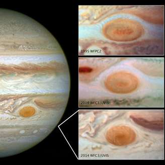 El 15 de mayo, la NASA informó que la reducción de la Gran Mancha Roja de Júpiter se acelera, según observaciones del Telescopio Espacial Hubbe.