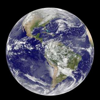 Vista do Planeta Terra em foto divulgada pela Nasa