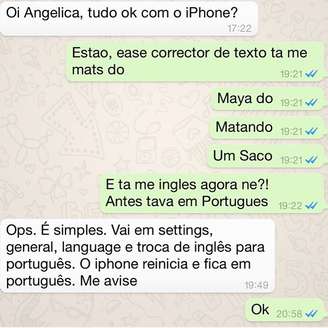 <p>Apresentador usou o Instagram para mostrar diálogo engraçado com a mulher, Angélica</p>