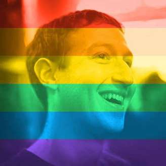 Marck Zuckerberg, criador do Facebook, alterou sua imagem de perfil com bandeira gay para celebrar aprovação do casamento entre homossexuais nos EUA