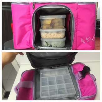 A marmita de Juju Salimeni tem opções fit.