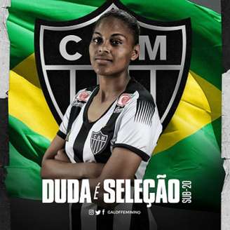 Duda é um dos destaques da equipe feminina do Atlético-MG- (Divulgação/Atlético-MG)