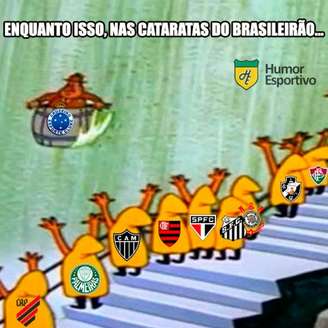 Rivais fazem "força" para ver a Raposa jogando a Série B em 2020- (Cruzeiro - Meme)