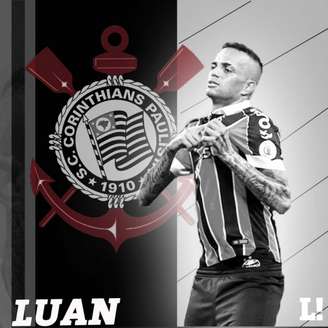 Luan foi o primeiro reforço anunciado pelo Corinthians para 2020 (Foto:Arte LANCE!)