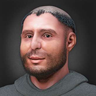 A reconstituição facial revelou um Santo Antônio mais rechonchudo do que normalmente se imagina e com sintomas da hidropisia