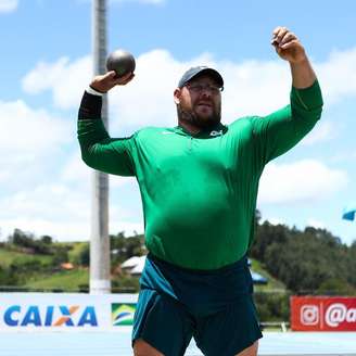Darlan Romani em treino para a Olimpíada Reprodução Instagram/@darlan_romani