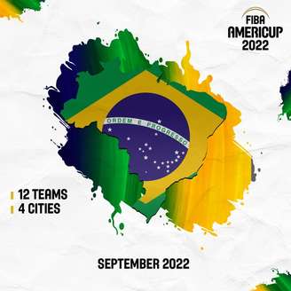 O Brasil foi confirmado pela Fiba como sede da Americup de 2022