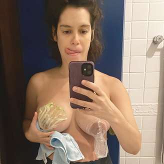 Maria Flor: folha de repolho para aliviar inchaço do peito na amamentação (Reprodução/ Instagram)