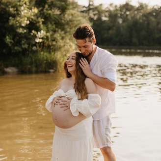 Chantel Schnider está grávida do terceiro filho 