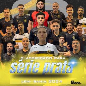 Brasiliense comemorou a classificação no futsal 