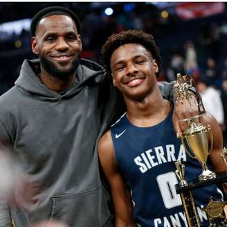 LeBron James e Bronny James sempre sonharam em jogar juntos na NBA.