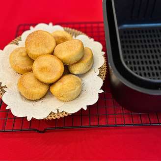 BOLINHO DE CHUVA NA AIRFRYER