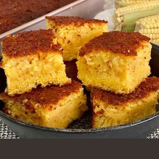 BOLO CREMOSO DE MILHO (SEM LACTOSE)