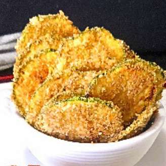 ABOBRINHA À MILANESA SEM FRITAR