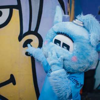 Moonbeam é o mascote do Manchester City e está presente nos jogos do clube em seu estádio.