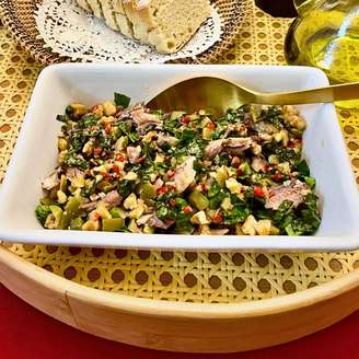 ANTEPASTO ITALIANO COM SARDINHA