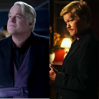 Philip Seymour Hoffman interpretou Plutarch Heavensbee na trilogia original de 'Jogos Vorazes'. Em 'Amanhecer na Colheita', o papel é de Jesse Plemons.