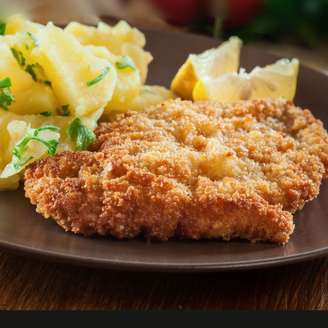 BIFE À MILANESA SEM TRIGO NA AIRFRYER