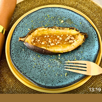 Banana Assada na Airfryer, com mel e amendoim: delícia prática