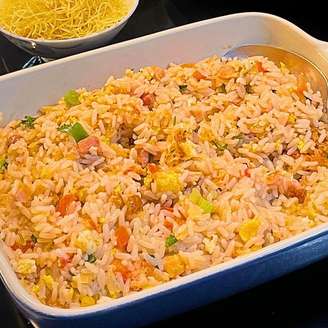 Arroz biro-biro: faz sucesso sempre, especialmente no churrasco