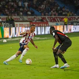 Jordan Barrera em ação pelo Junior 