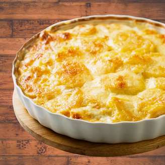 BATATA-DOCE GRATINADA CREMOSA