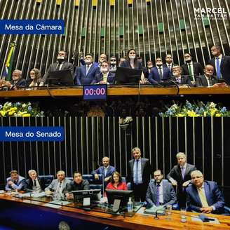 Congressistas obstruem pauta das Casas em retorno de férias exigindo anistia a Bolsonaro