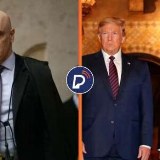 Moares, Trump e Bolsonaro.