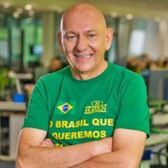 Luciano Hang no auge com seu patrimônio sólido.