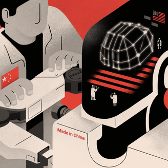 Os Estados Unidos disputam com a China a liderança tecnológica, especialmente no campo da Inteligência Artificial (IA)