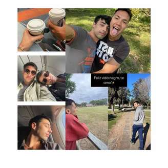 Ignacio Lago exibe nas redes sociais o amor pelo namorado – Reprodução 