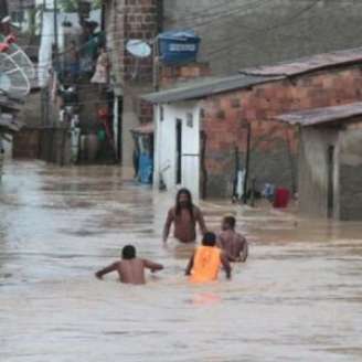 Alagamento no Recife.