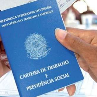 Carteira de trabalho.
