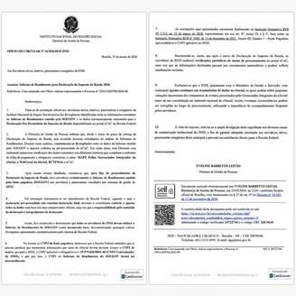OFÍCIO INSS