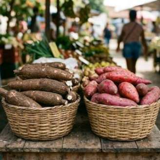 Macaxeira ou batata-doce?