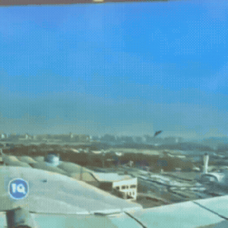 Drone explodindo em Aeroporto no Kuwait.
