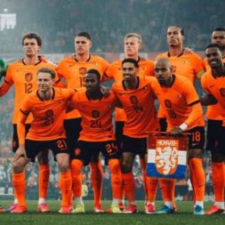 Seleção Holandesa enfrenta a Suécia.