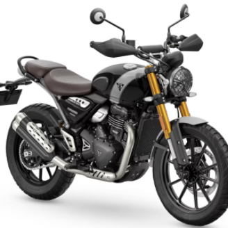 Triumph Scrambler 400X, destaque em vendas no Brasil.