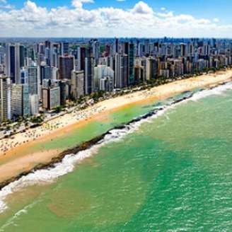 Praia em Pernambuco.