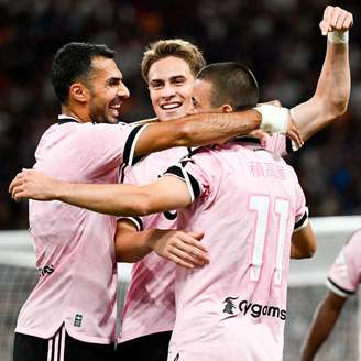 Zhergrova comemorando o gol da Juventus 