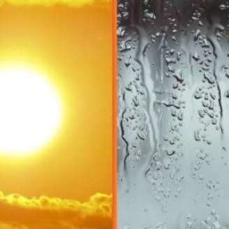 Calor e chuva contrastam tempo no Nordeste.