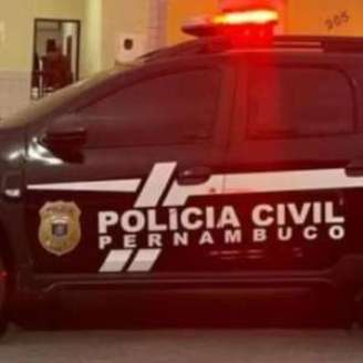 Viatura da Polícia Civil de Pernambuco.