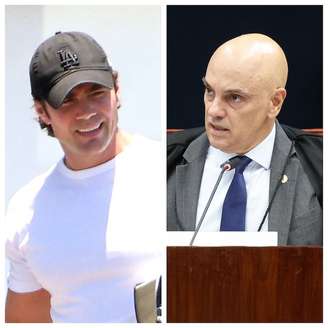 Daniel Vorcaro, dono do Banco Master, e Alexandre de Moraes, ministro do Supremo