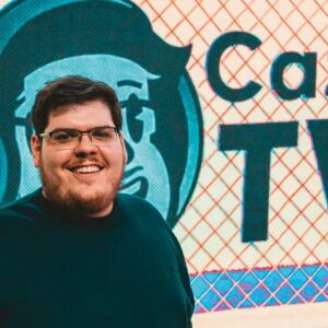Casimiro Miguel, um dos fundadores da CazéTV.