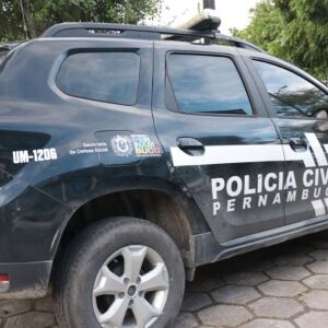 Viatura da Polícia Civil de Pernambuco.