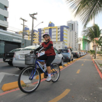 Ciclofaixa em Olinda