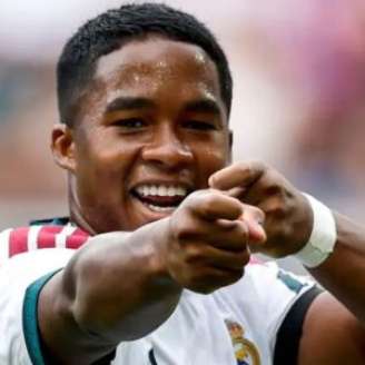 Endrick vem de jogão contra a Roma pela Champions League.