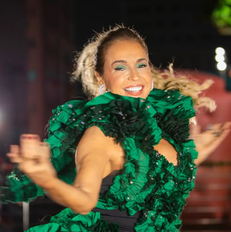 Daniela Mercury no bloco Crocodilo em Salvador