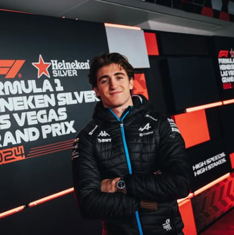 Jack Doohan durante o GP de Las Vegas 