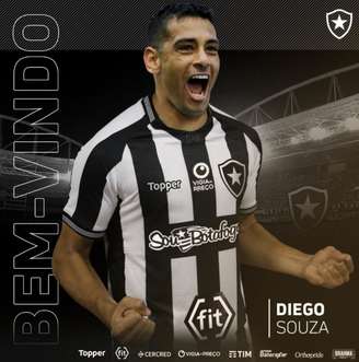 Jogador foi anunciado oficialmente pelo Botafogo (Foto: Divulgação / Botafogo)
